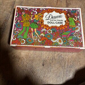 Topper Dawn doll Clothes carrying case travel trunk pink